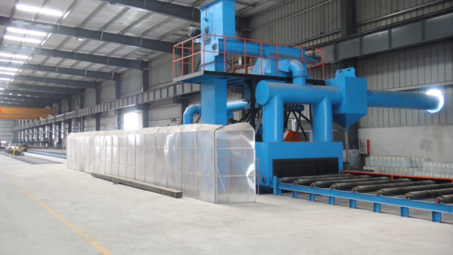 鋼材開平、預處理、切割下料線